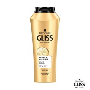 شامپو موهای خشک و آسیب دیده گلیس طلایی Gliss ترکیه 400 میل ultimate oil Elixir