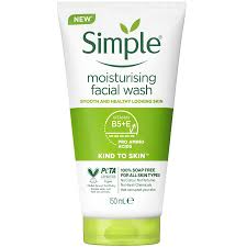 ژل شستشو مرطوب کننده صورت سیمپل Simple Moisturising Facial Wash حجم 150 میل