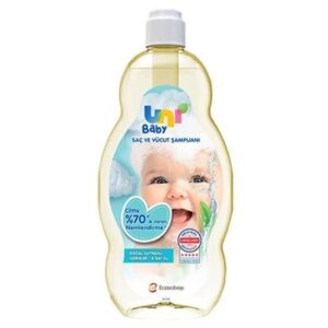 شامپو سر و بدن پمپی کودک یونی بیبی ۷۰۰ میل uni baby