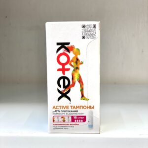 تامپون استخری کوتکس مدل اکتیو Kotex active