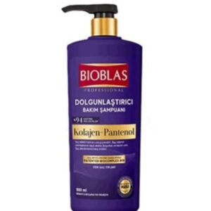 شامپو مراقبتی و حجم دهنده بیوبلاس Bioblas Kolajen + Panteno حاوی کلاژن و پانتنول 900 میل