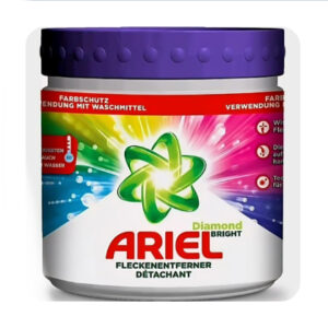 پودر لکه بر مناسب لباسهای رنگی Diamond bright آریل 500 گرمی Ariel