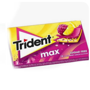 آدامس کتابی بدون شکر با طعم رزبری تریدنت trident